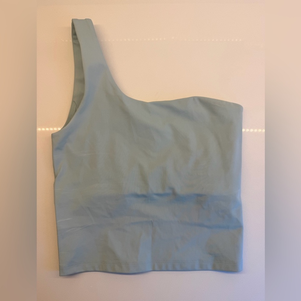 Girlfriend Collective Bianca One-Shoulder Tank – Size Small - Picture 2 of 4
